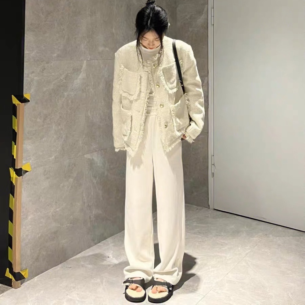 New corduroy white pants, extra thick material, for winter. Chinese size XL